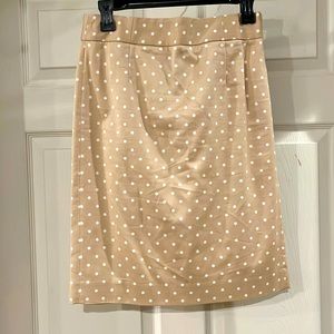 Like new J Crew polka dot skirt.